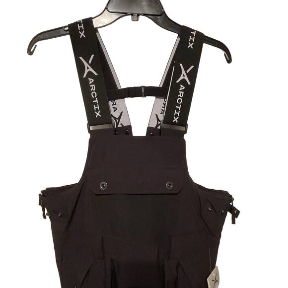 Arctix Men's Eco Friend Corkscrew Bib Overalls black small 32inseam - Picture 2 of 12